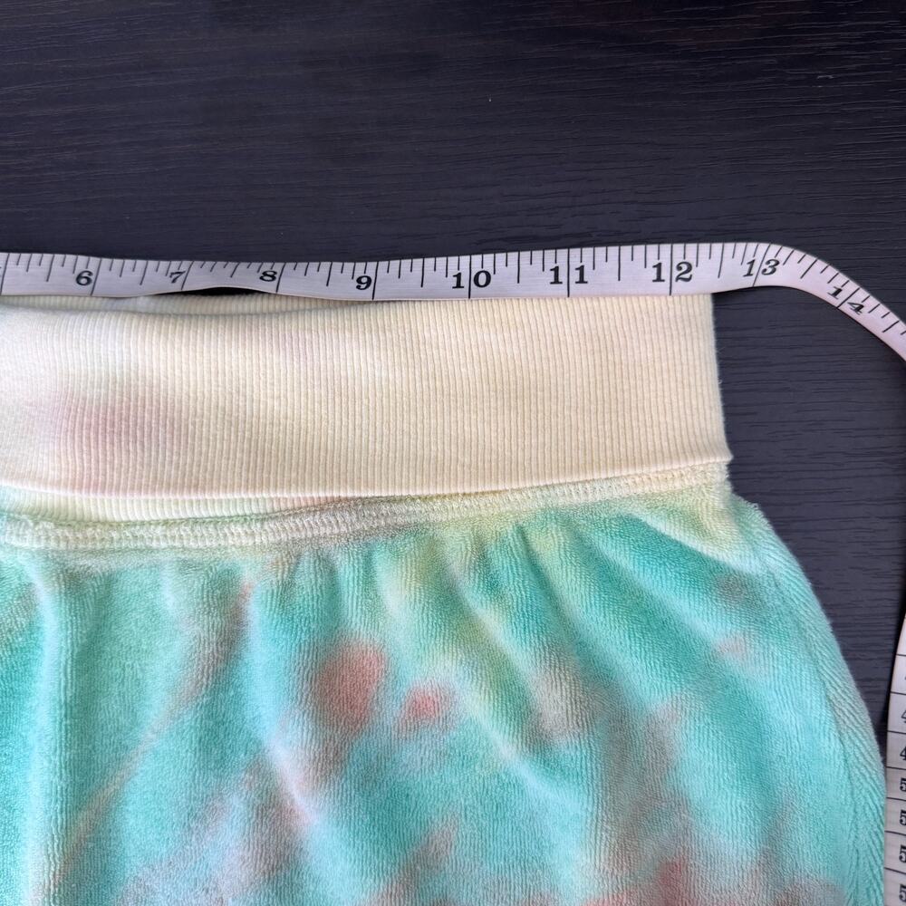 Hard Tail Forever Y2K Skirt Womens Medium Tie Dye Terry Cloth Mini Cover Up Vtg - Picture 7 of 9